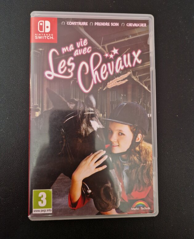 Jeu Switch "Ma vie avec les chevaux" - très peu utilisé