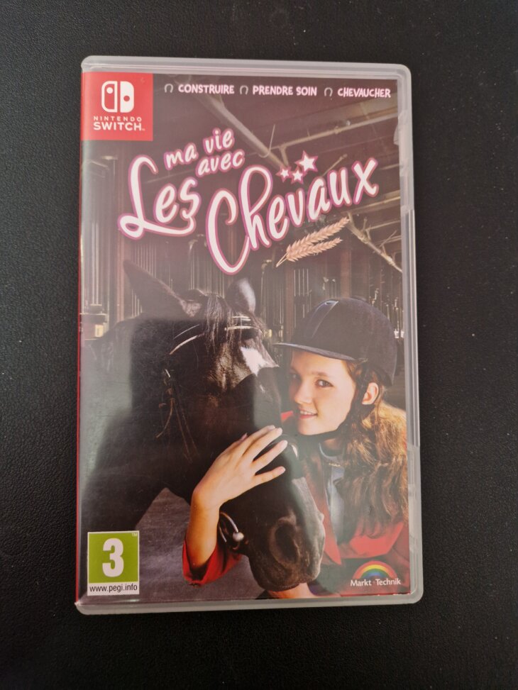 Jeu Switch "Ma vie avec les chevaux" - très peu utilisé