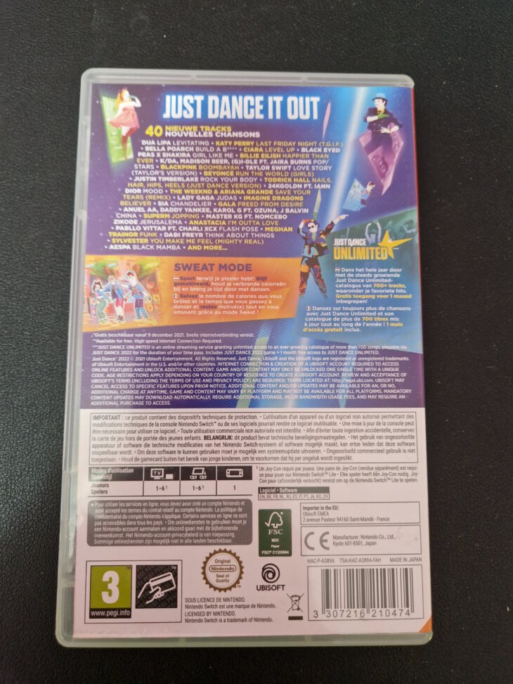 Jeu Switch "Just Dance 2022"- très peu utilisé - Image 2