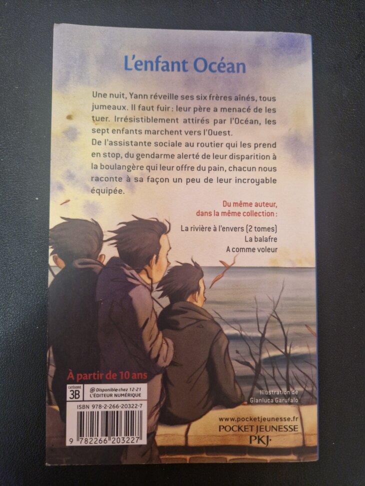 Livre "L'enfant Océan" - Jean-Claude Mourlevat - Image 2