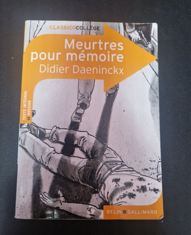 Livre "Meurtres pour mémoire" - Didier Daeninckx
