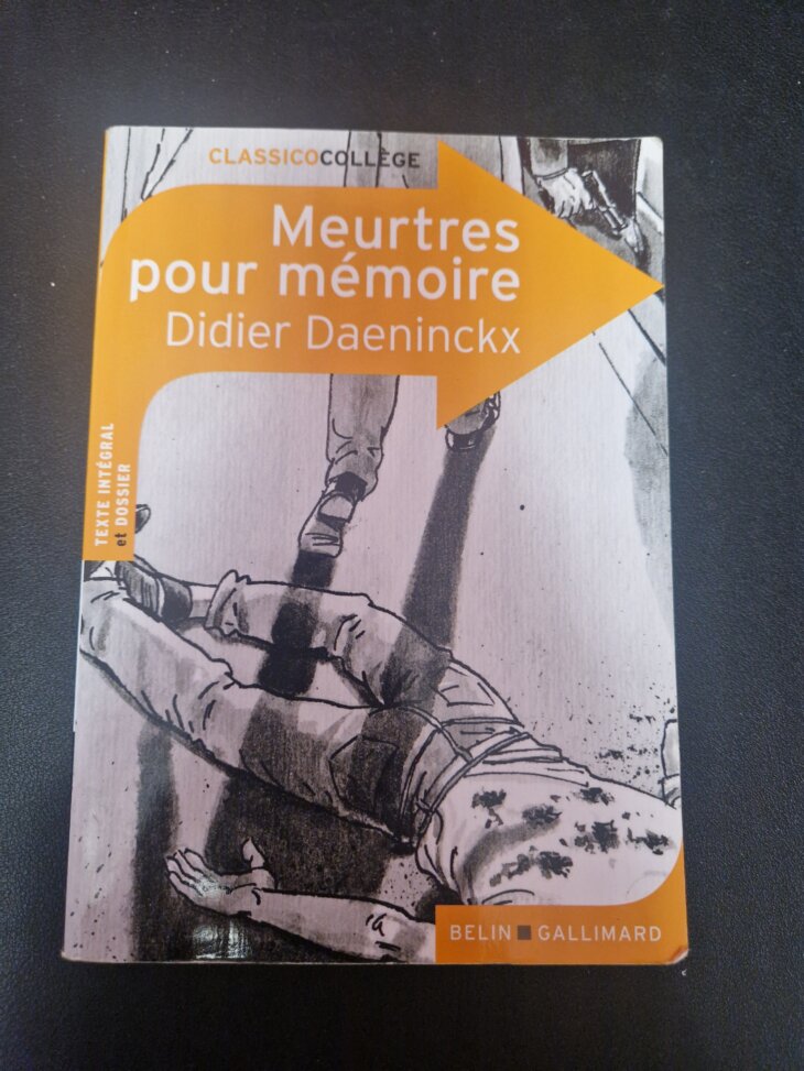 Livre "Meurtres pour mémoire" - Didier Daeninckx