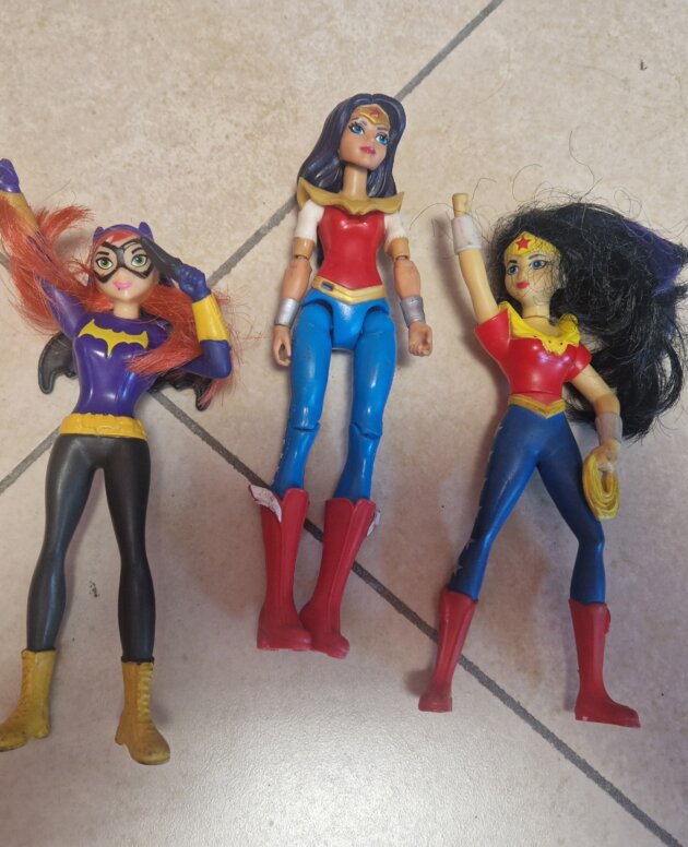 Lot 3 figurines Wonder Woman