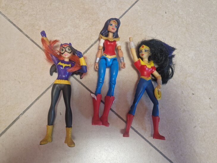 Lot 3 figurines Wonder Woman