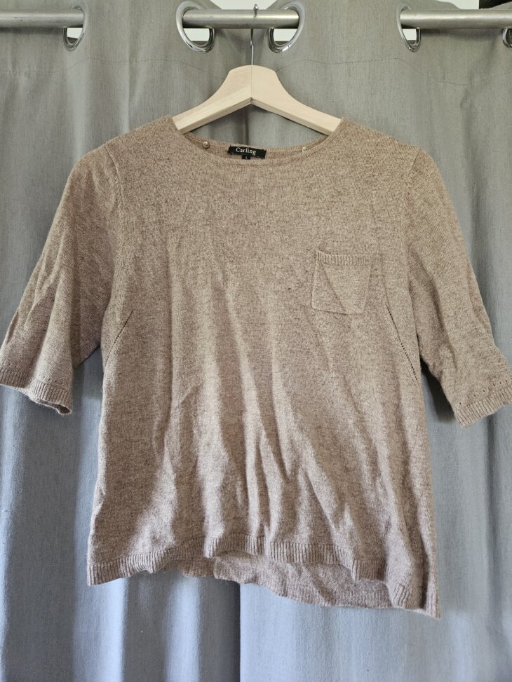 Pull beige T. L