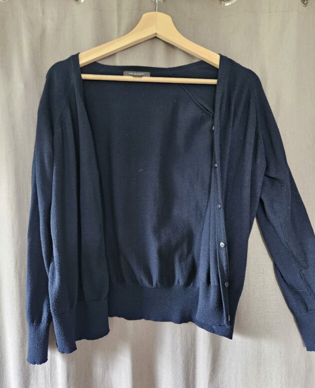 Gilet bleu T. XL