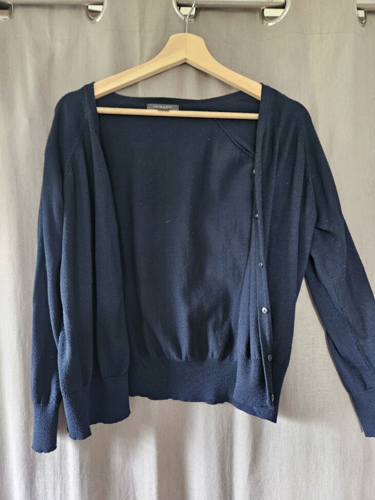 Gilet bleu T. XL