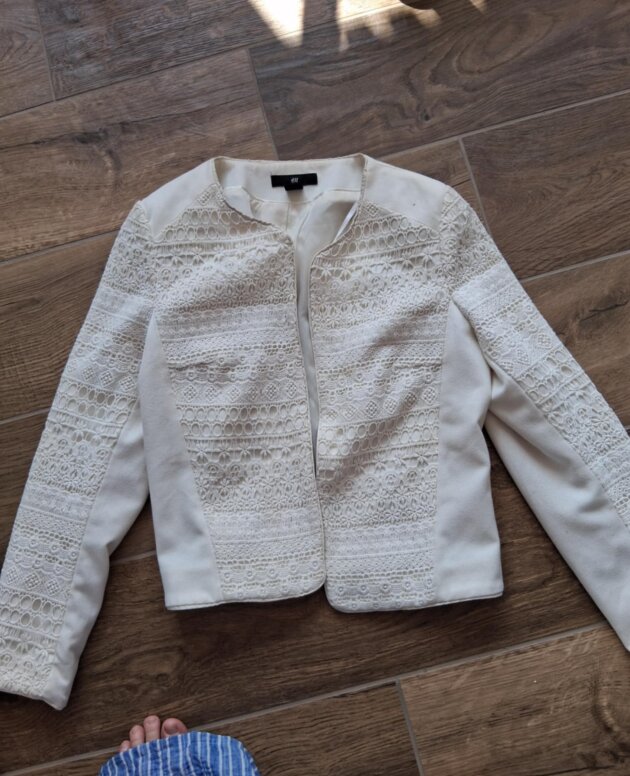 Veste H&M Blanche Taille 42