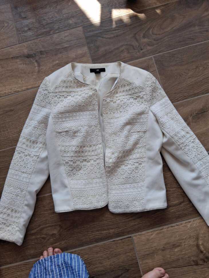 Veste H&M Blanche Taille 42