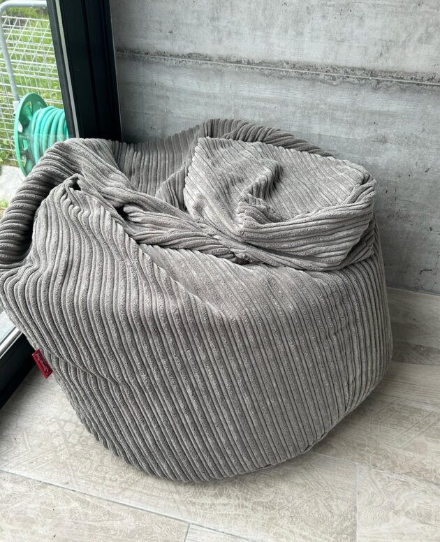 Pouf gris