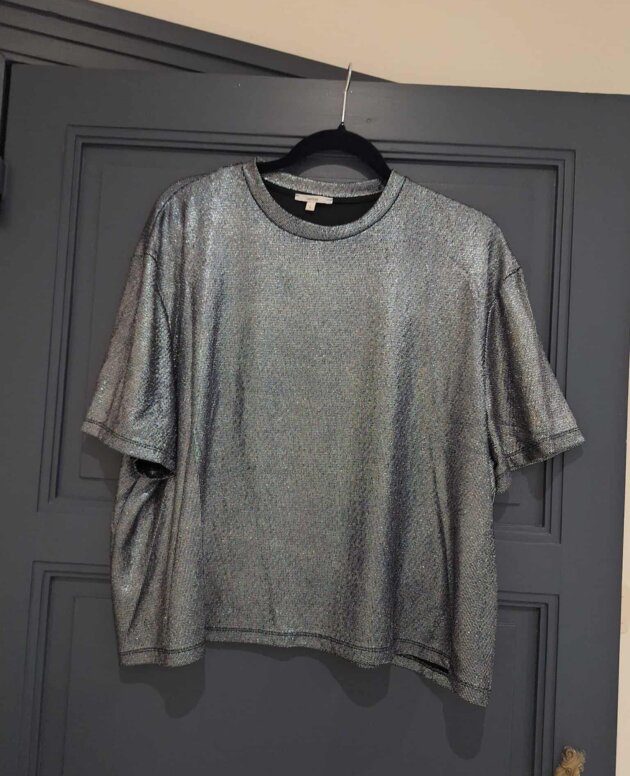 T-shirt brillant bleu - Taille L - Marque VERITAS