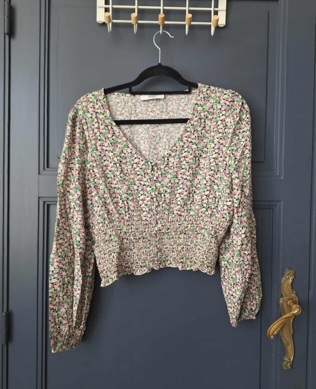 Blouse courte fleurie - Taille XL - Marque ONLY