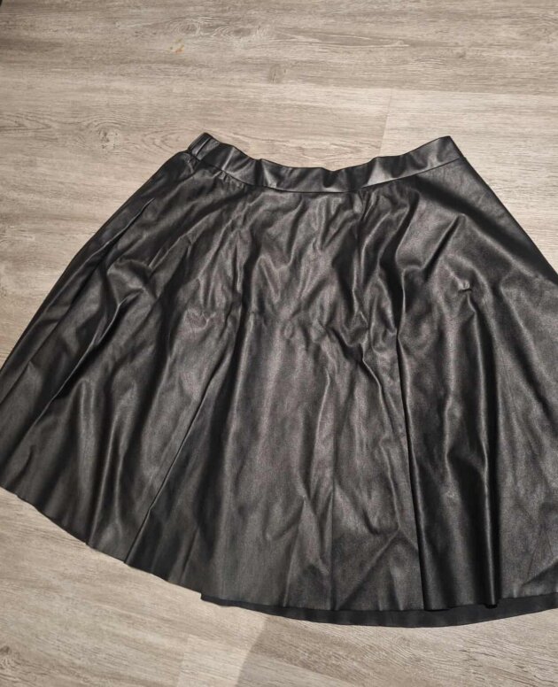 Jupe noire style cuir - Taille 1XL - Marque SHEIN