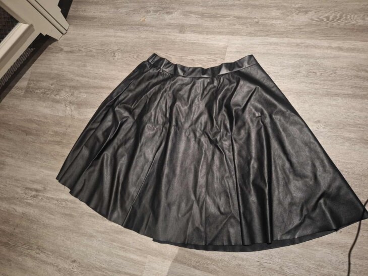 Jupe noire style cuir - Taille 1XL - Marque SHEIN