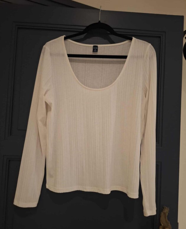 T-shirt longues manches blanc - Taille XL - Marque KIABI