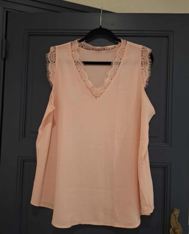 Blouse rose sans manches - Taille 2XL - Sans marque