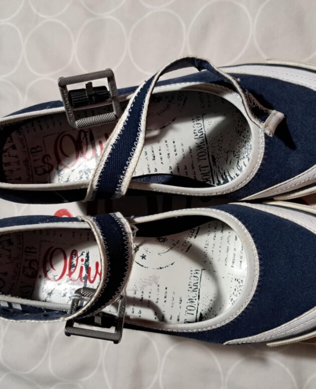 Chaussures bleues Oliver S 40