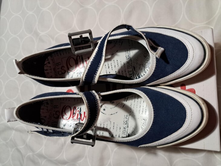 Chaussures bleues Oliver S 40