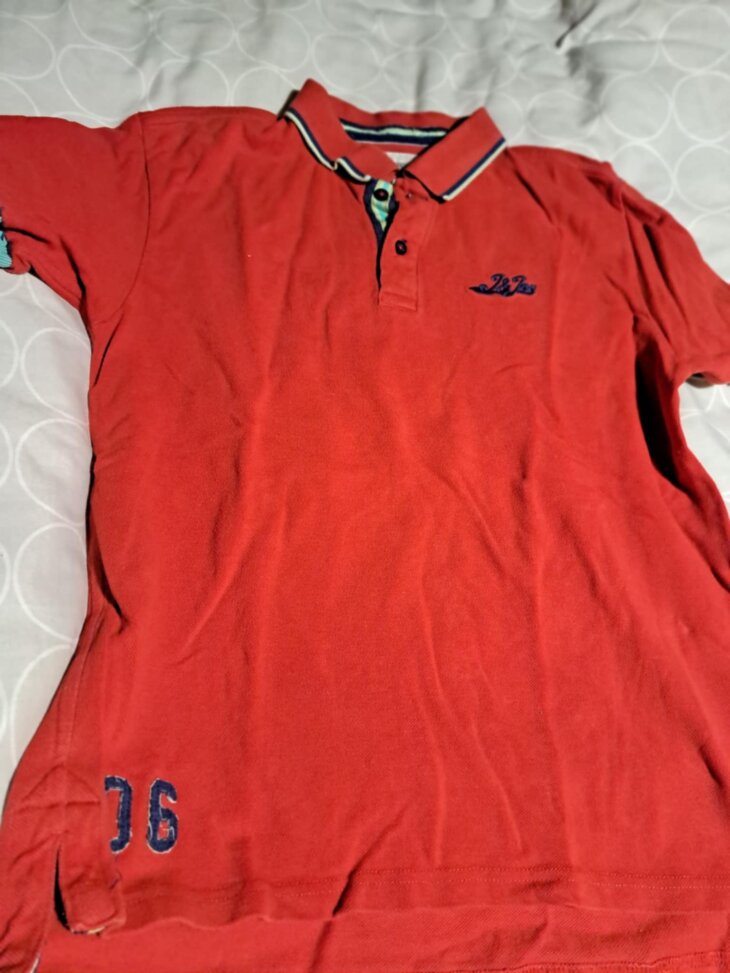Polo J&Joy, rouge, XS