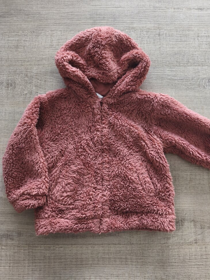 Pull chaud vieux rose Tex 2 ans