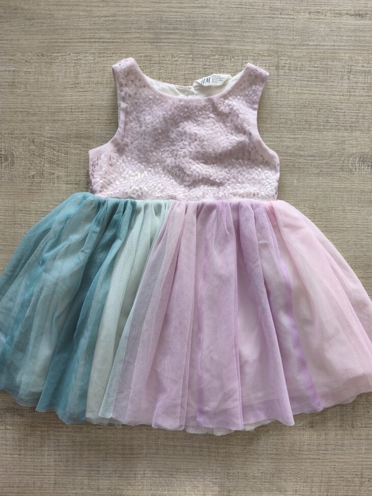 Robe paillette pastel H&M 2 ans