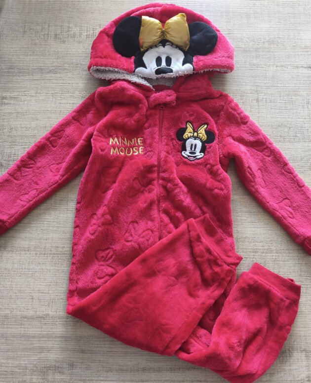 Combinaison rouge Minnie 2 ans