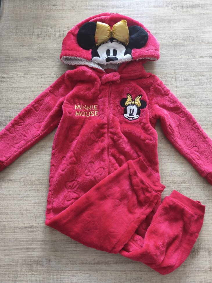 Combinaison rouge Minnie 2 ans