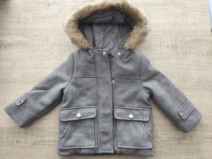 Manteau grise Kiabi 3 ans