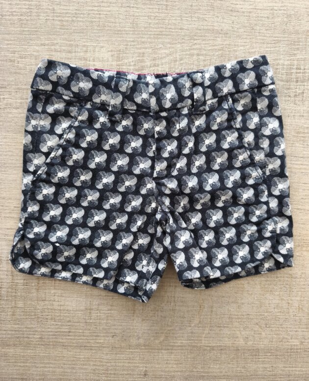 Short noir et blanc Okaïdi 3 ans