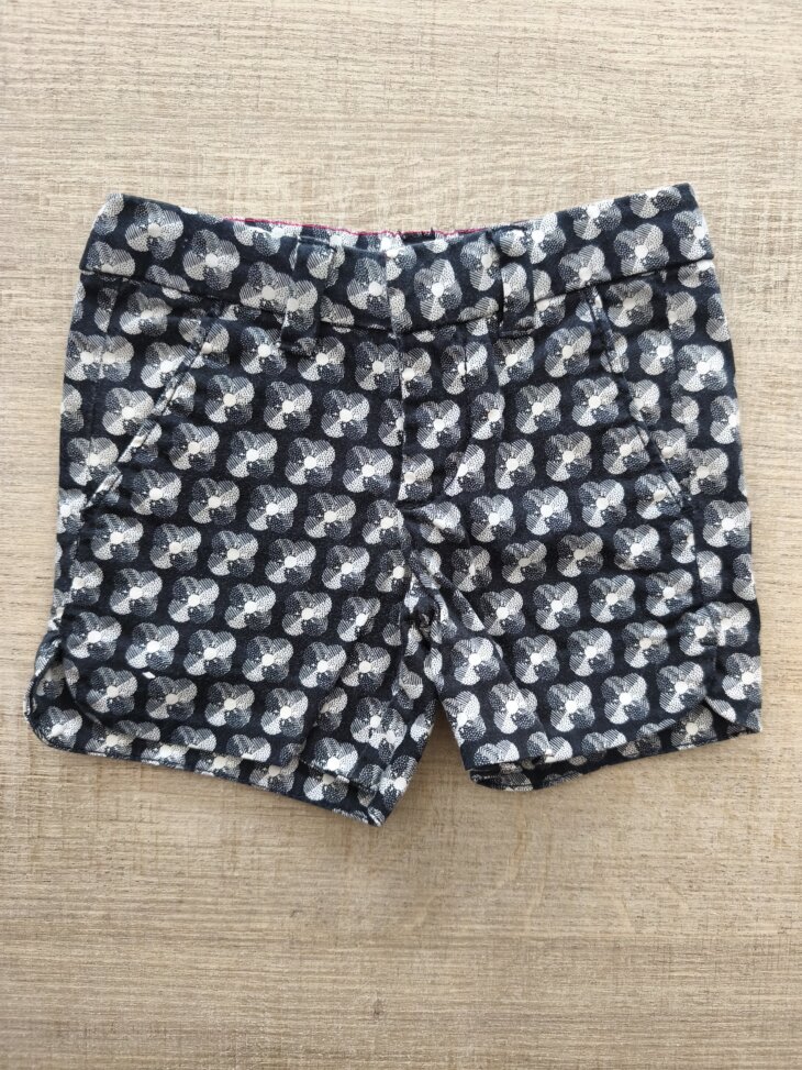 Short noir et blanc Okaïdi 3 ans