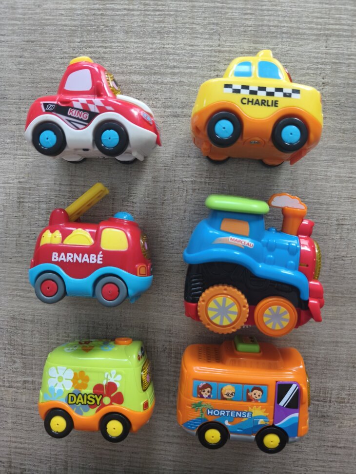 Ensemble de 6 tut tut bolides