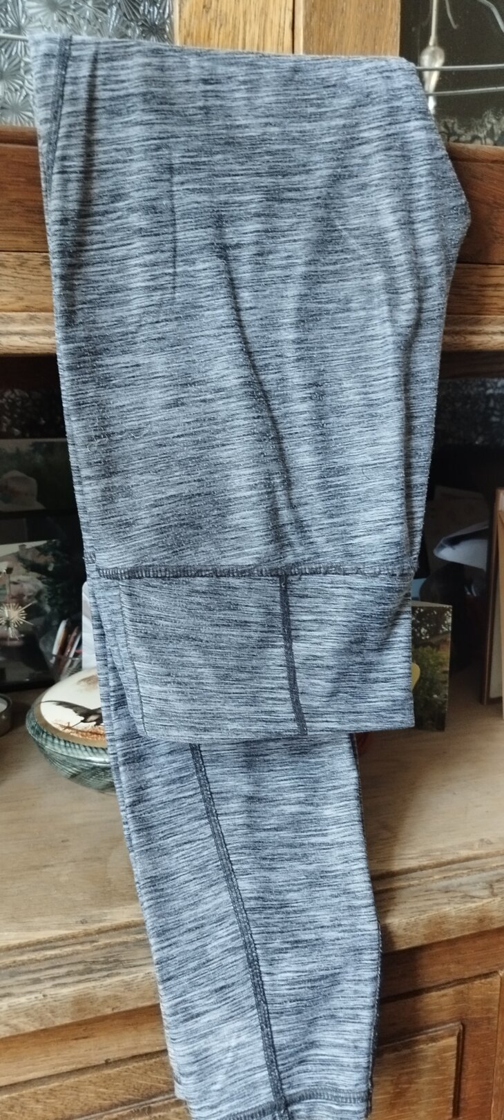 Legging sport H&M, T.S, gris anthracite long