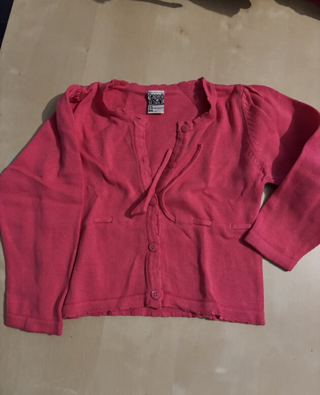 gilet fuchsia