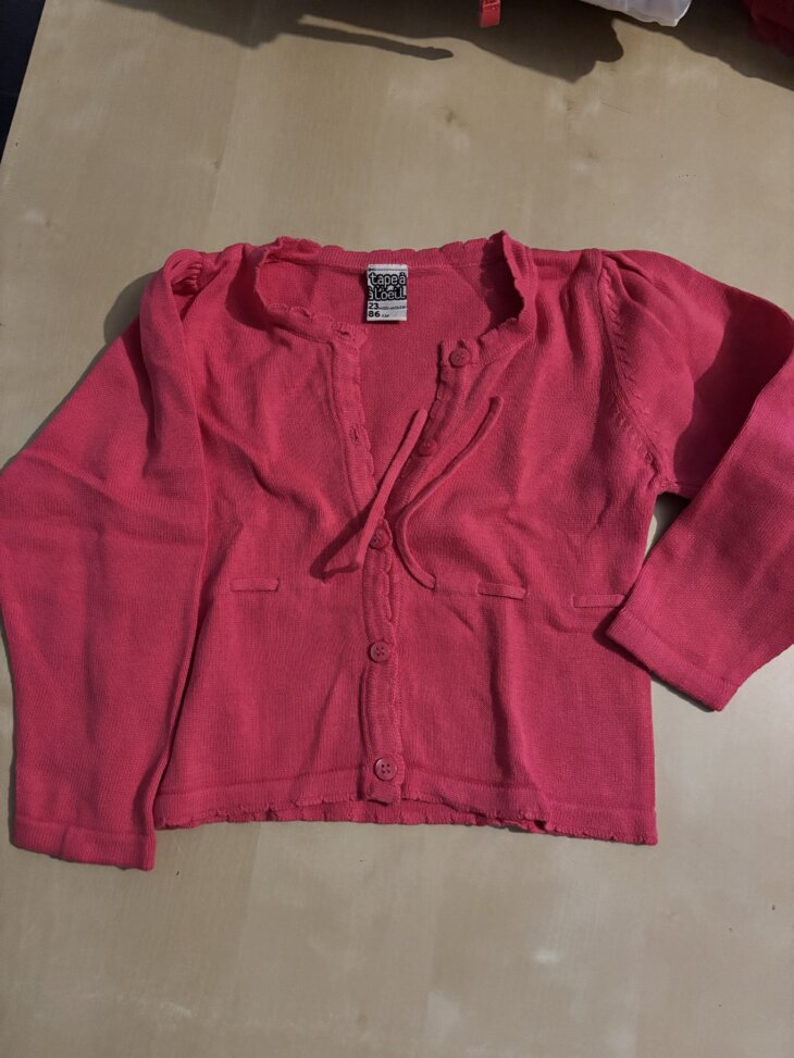 gilet fuchsia