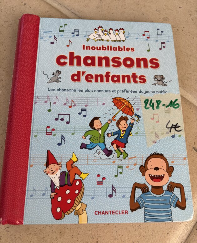 livre chansons d'enfants
