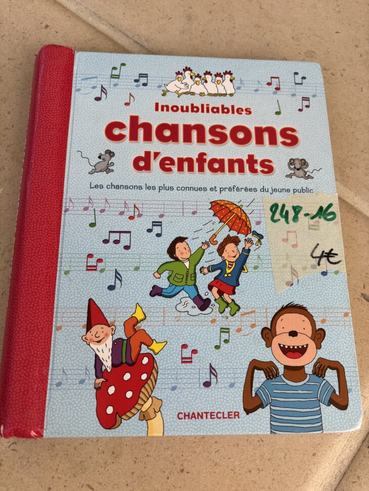 livre chansons d'enfants