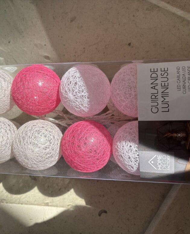 guirlande lumineuse neuve