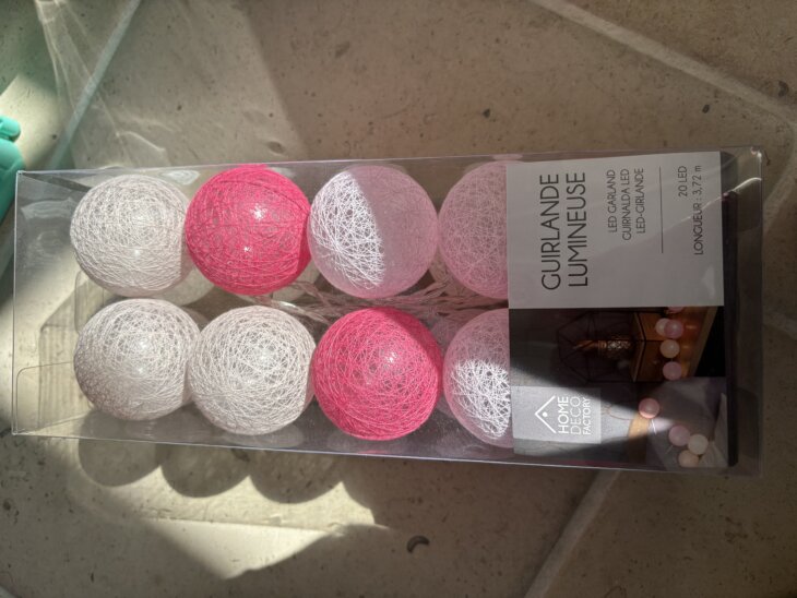 guirlande lumineuse neuve