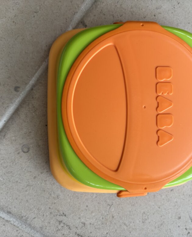 assiette orange