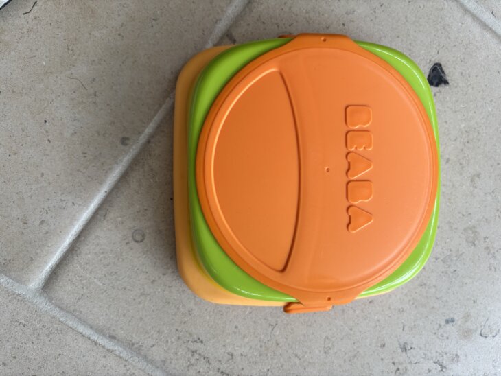 assiette orange