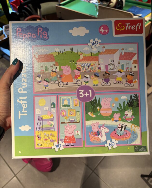 puzzle peppa pig 3 en 1