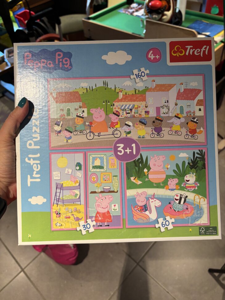 puzzle peppa pig 3 en 1