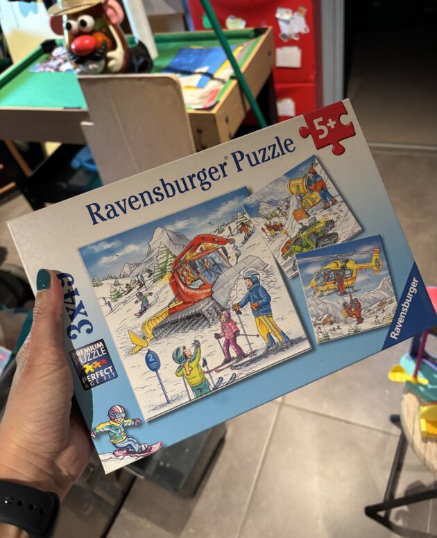 Puzzle ravens burger Neige