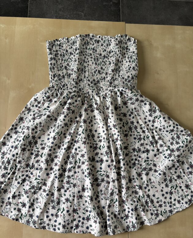 Robe bustier Shein à fleurs taille M/38