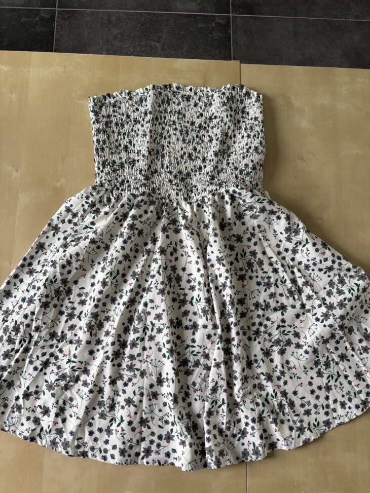 Robe bustier Shein à fleurs taille M/38