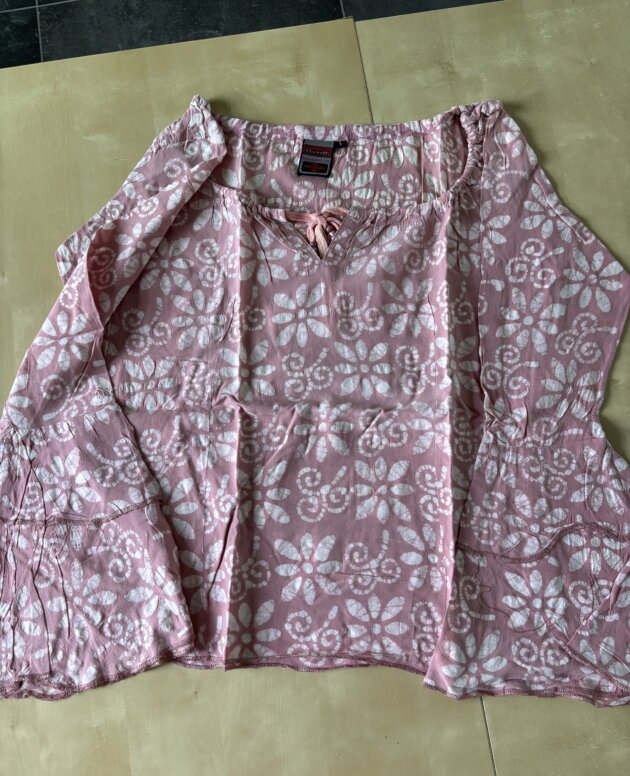 Blouse rose ample taille L