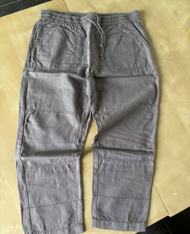pantacourt en lin brun Esprit taille 38