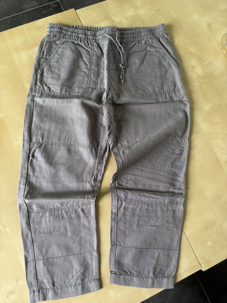 pantacourt en lin brun Esprit taille 38