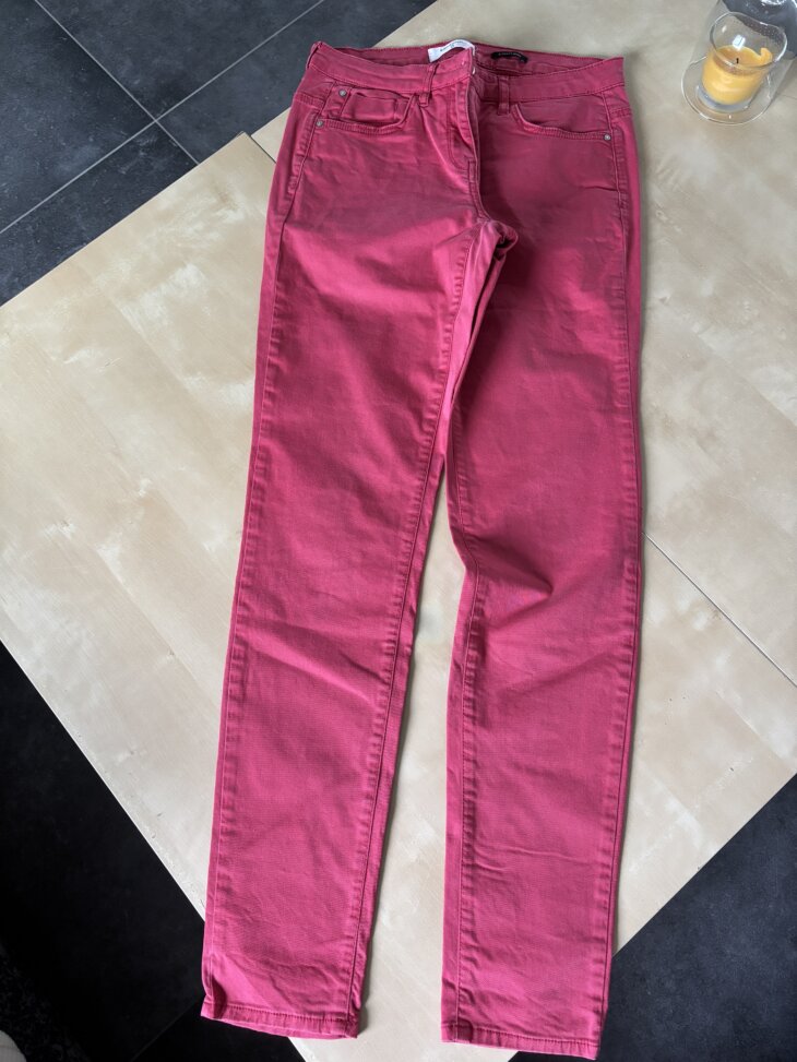 pantalon framboise sandwich taille 40