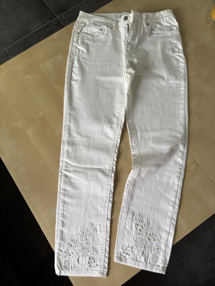 pantalon blanc bel et bo taille 40